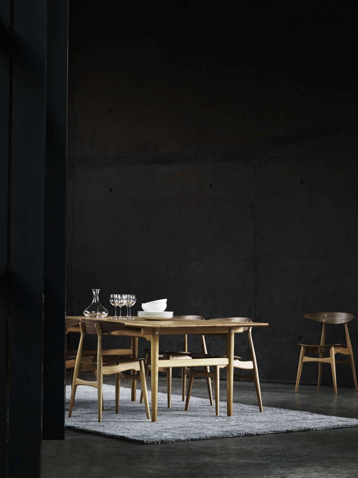 CH327 Table L 190 cm Carl Hansen & Søn
