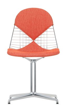 DKL-2 Wire Chair chaise avec assise et dossier rembourrés Vitra 