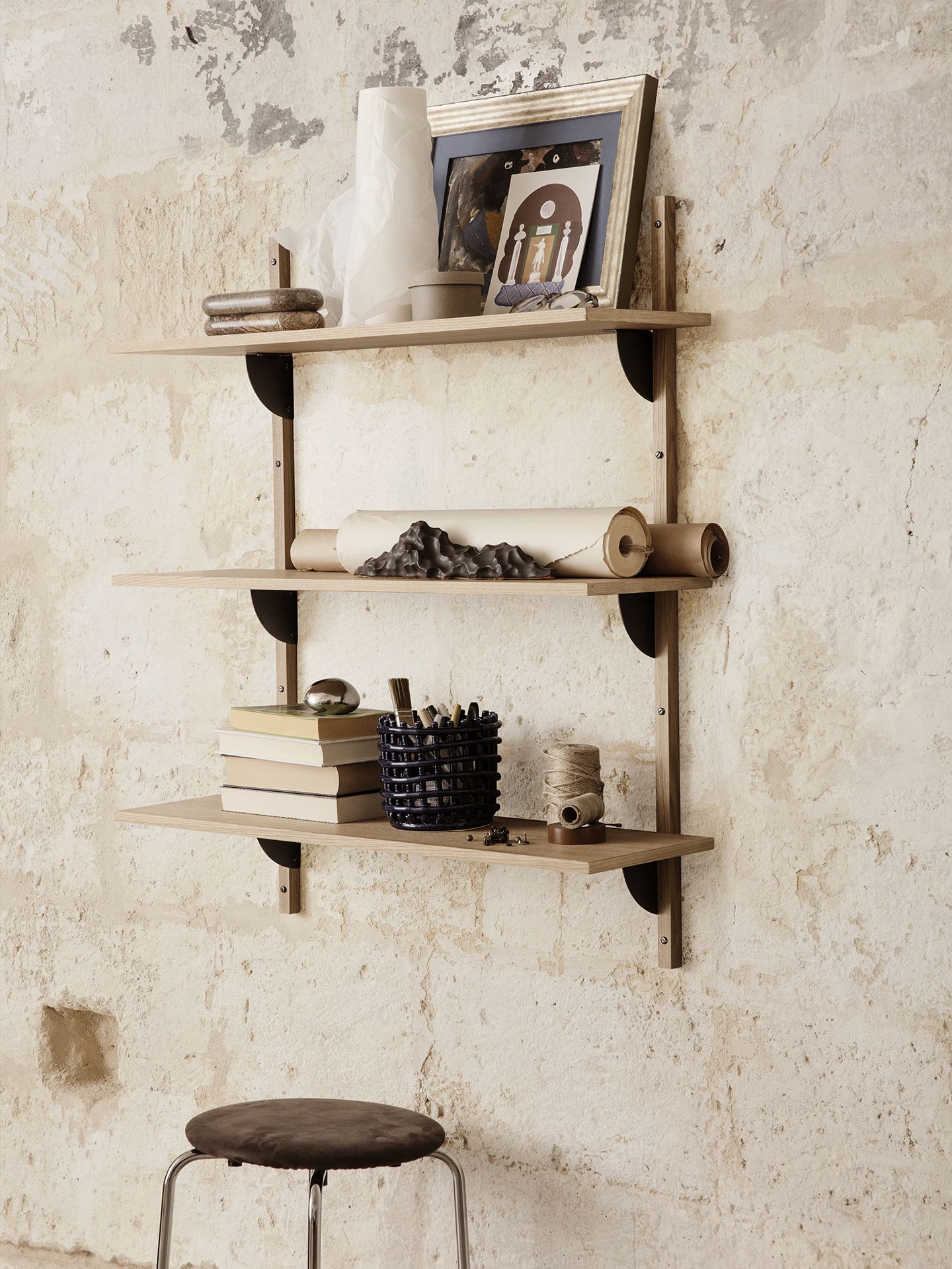 Sector Shelf Triple/Wide Étagère murale Ferm Living