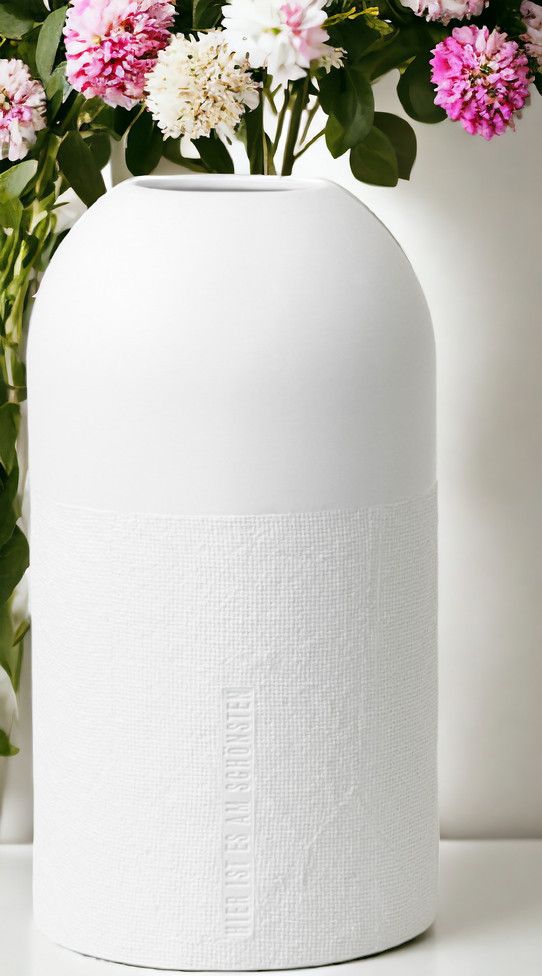 Formsprache Vase Hier ist es am Schönsten Räder