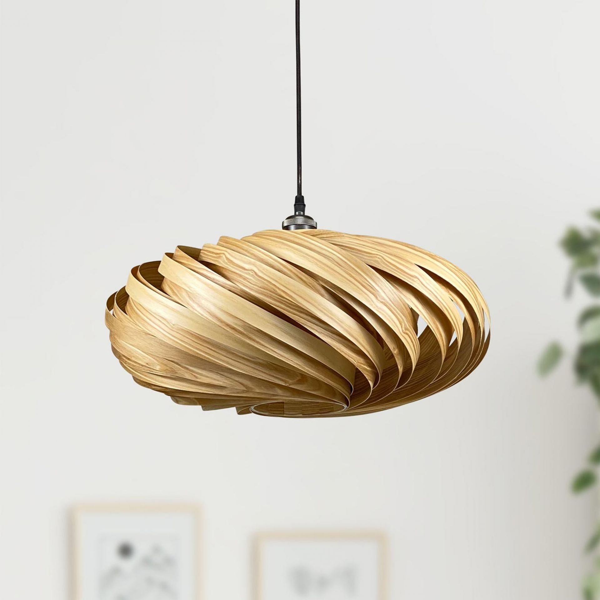 Veneria Lampe à suspendre Ø50 cm Frêne Gofurnit
