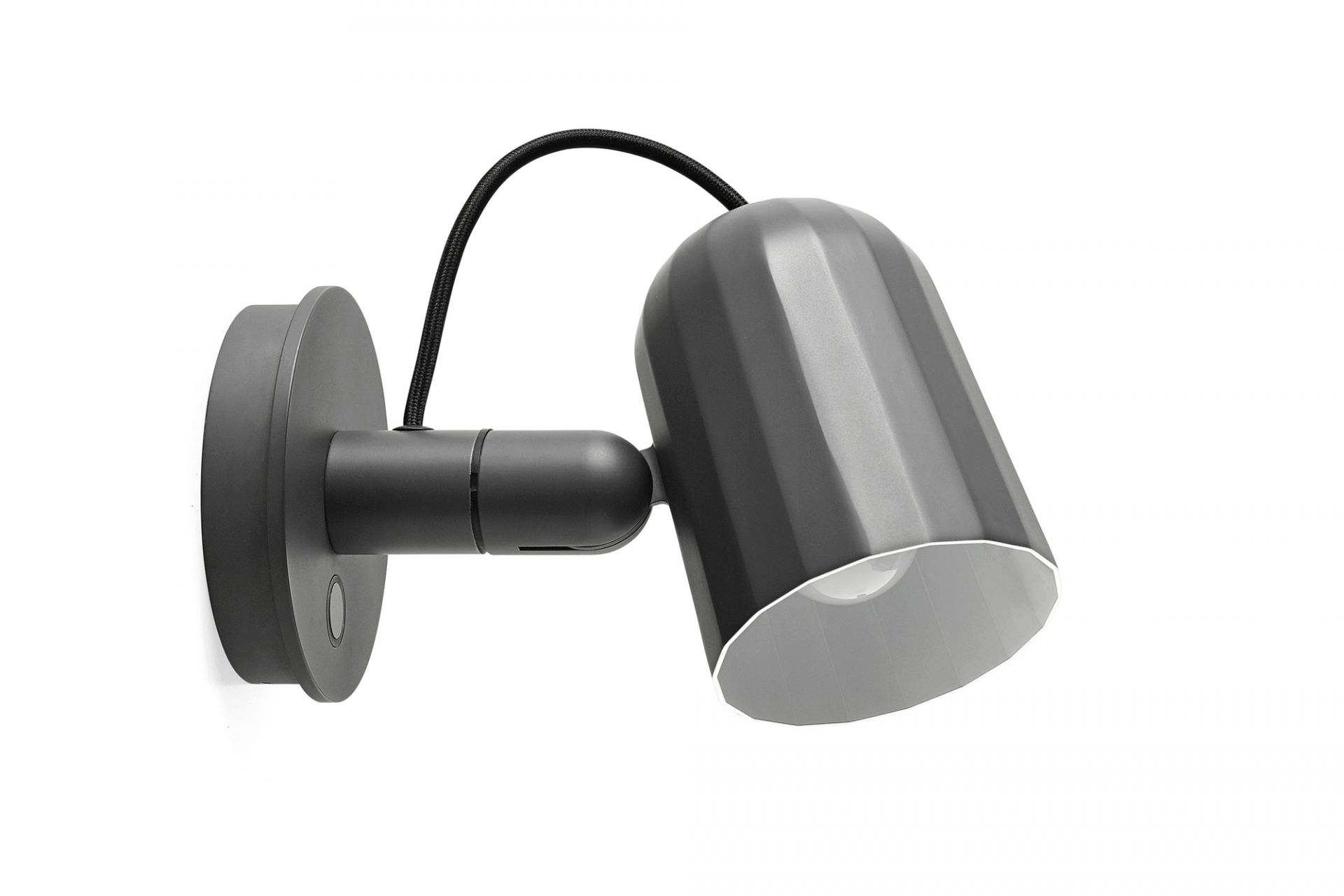 Noc Wall Button Applique Hay gris foncé
