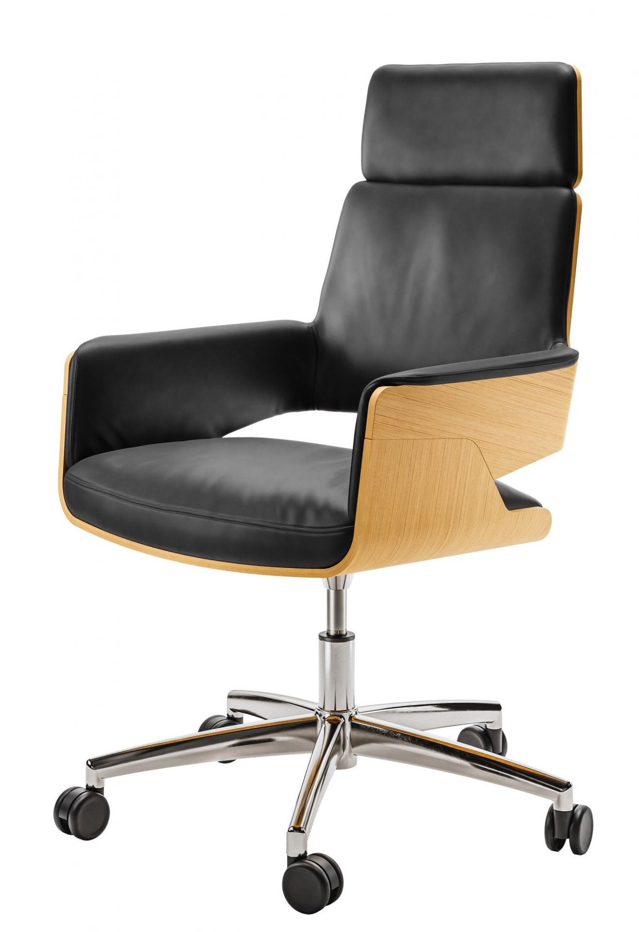 S 845 PVDRWE Fauteuil pivotant Thonet