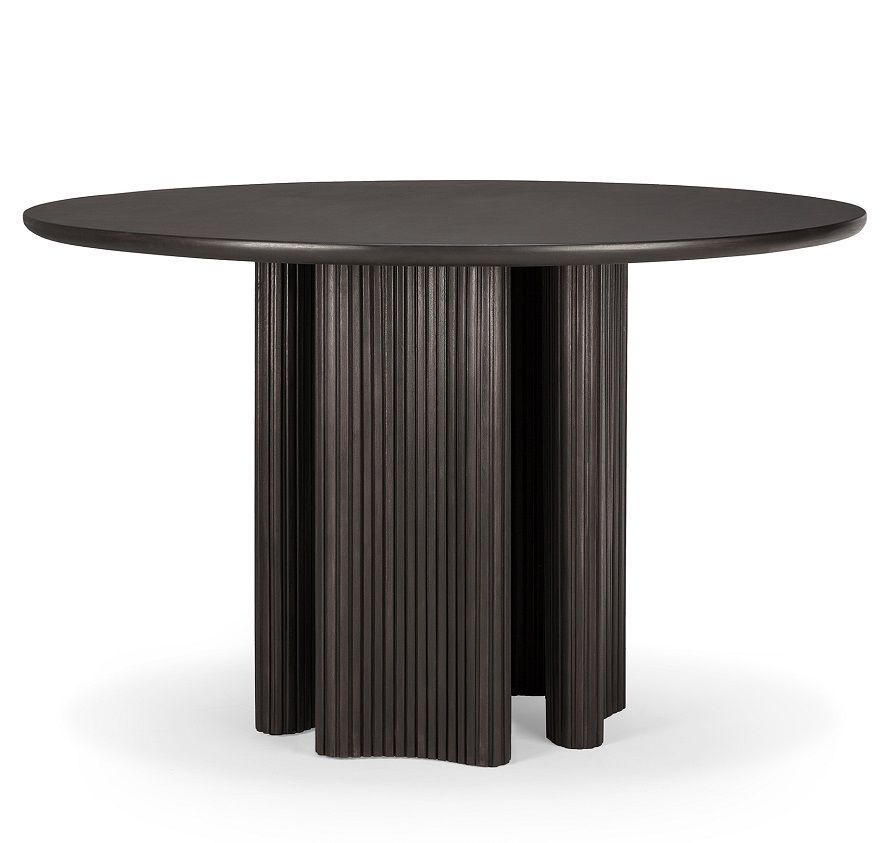 Roller Max Table ronde acajou marron foncé Ethnicraft