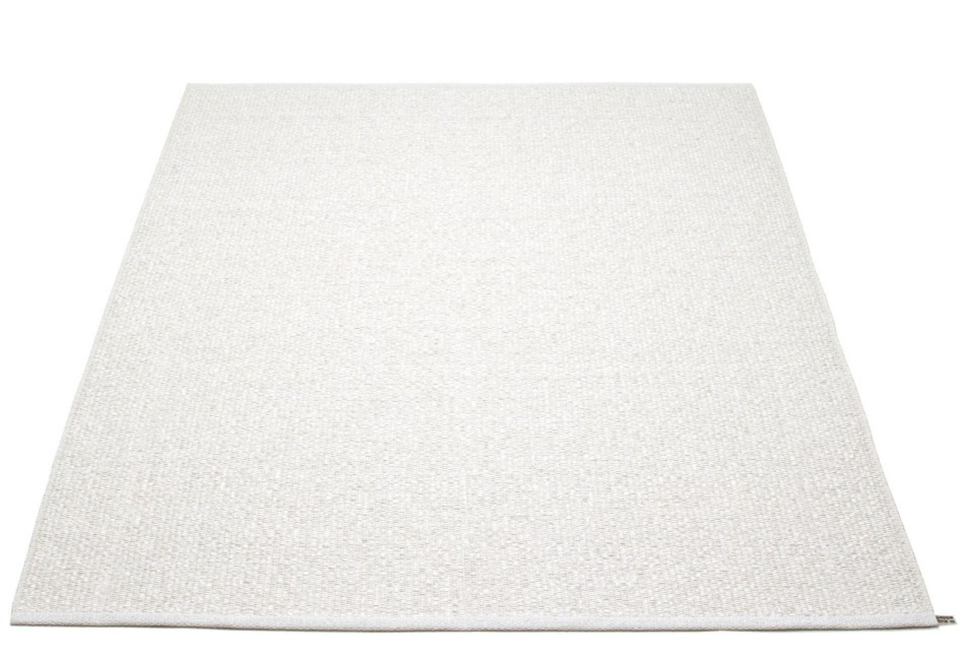 Svea Tapis en plastique 230x320 cm Pappelina Blanc Métallique