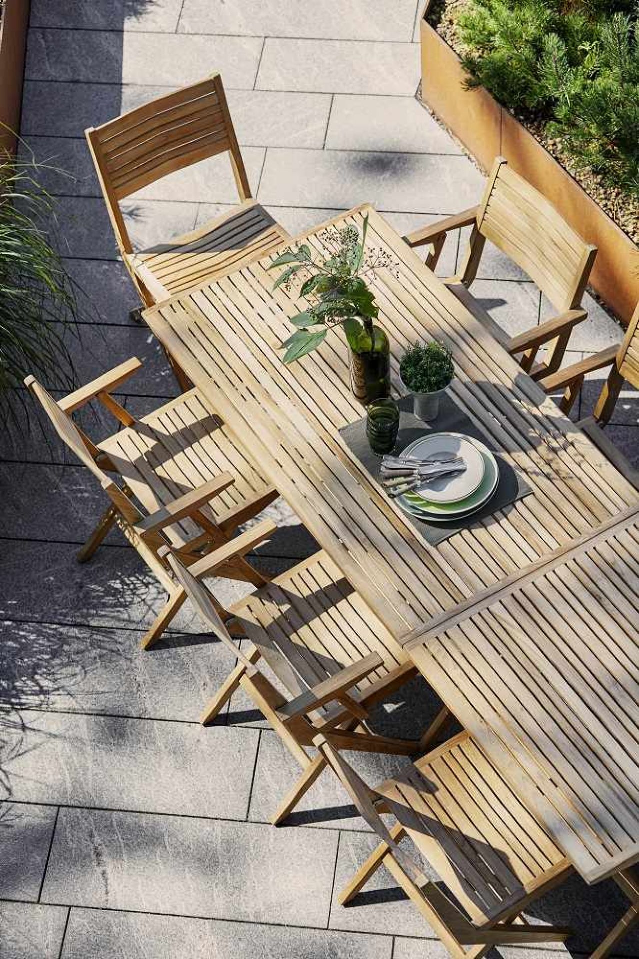 Flip Outdoor Chaise pliante lot de 2 Cane-Line