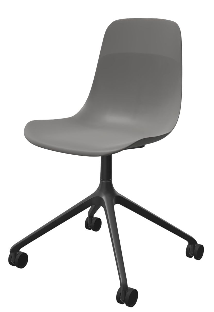 Chaise Elephantino avec roulettes Kristalia