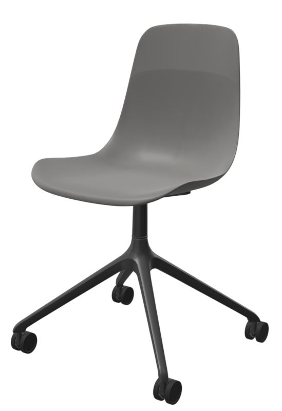 Chaise Elephantino avec roulettes Kristalia