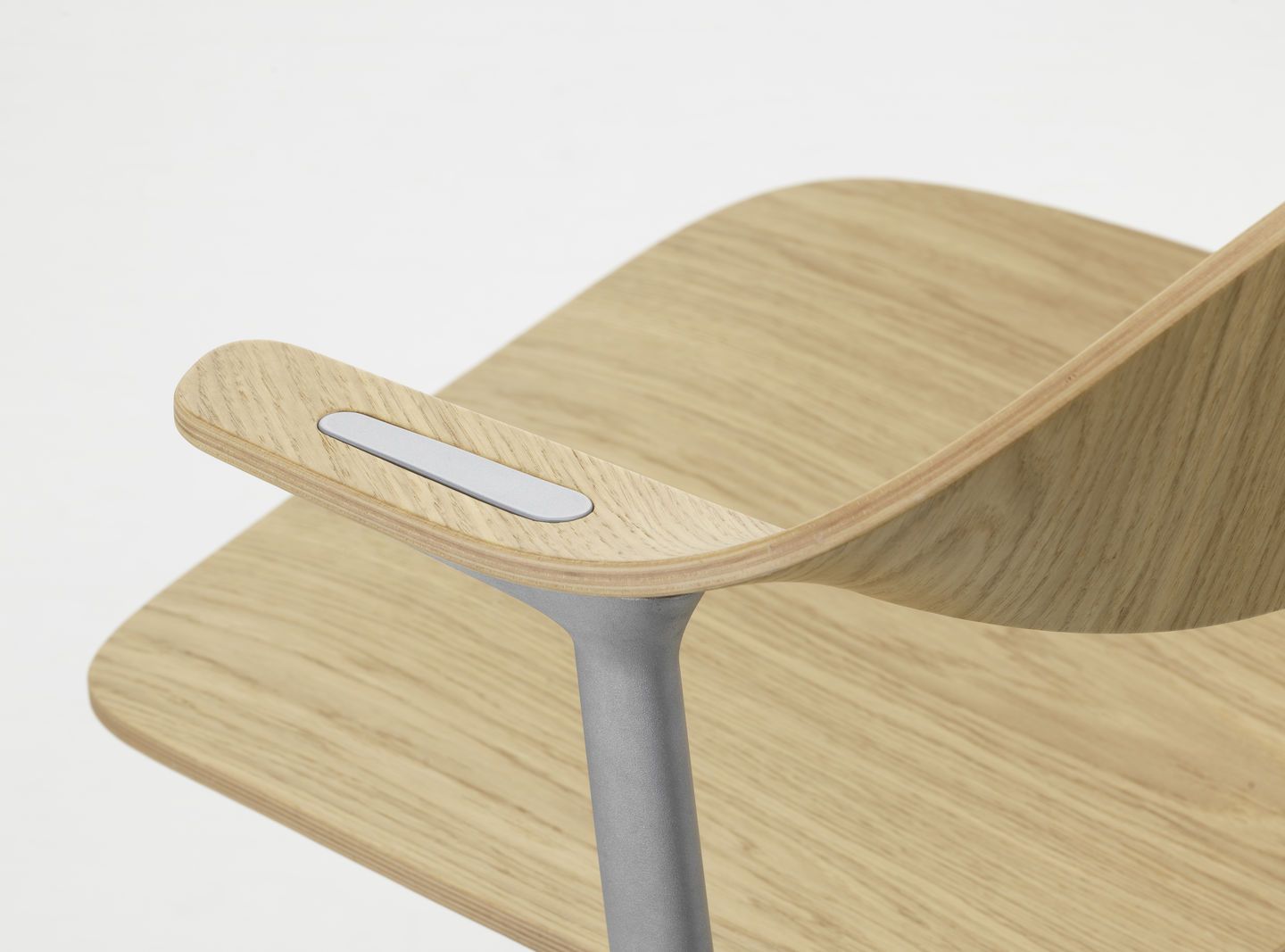 Mynt dossier et assise Plywood chaise de bureau Vitra
