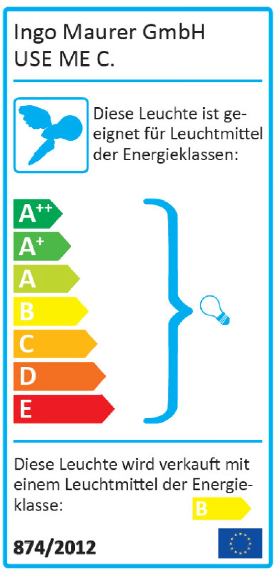 Use Me C. Spot Couvercle de la lampe Ingo Maurer