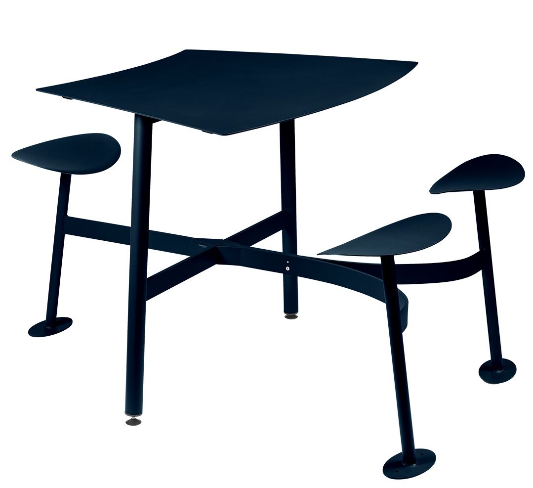 Bolder Table 3 places avec assises Extérieur Fermob EXEMPLE DE MANIÈRE