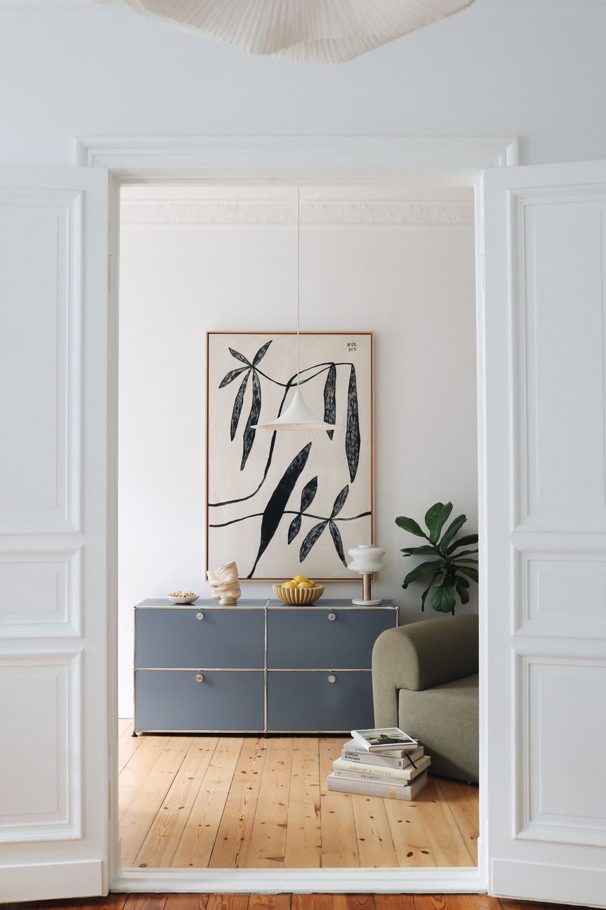 USM Haller Sideboard E2 buffet avec 4 portes pliantes