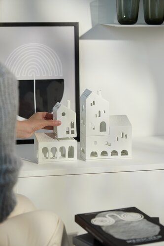 Maison lumineuse Maison empilée des arcs Räder