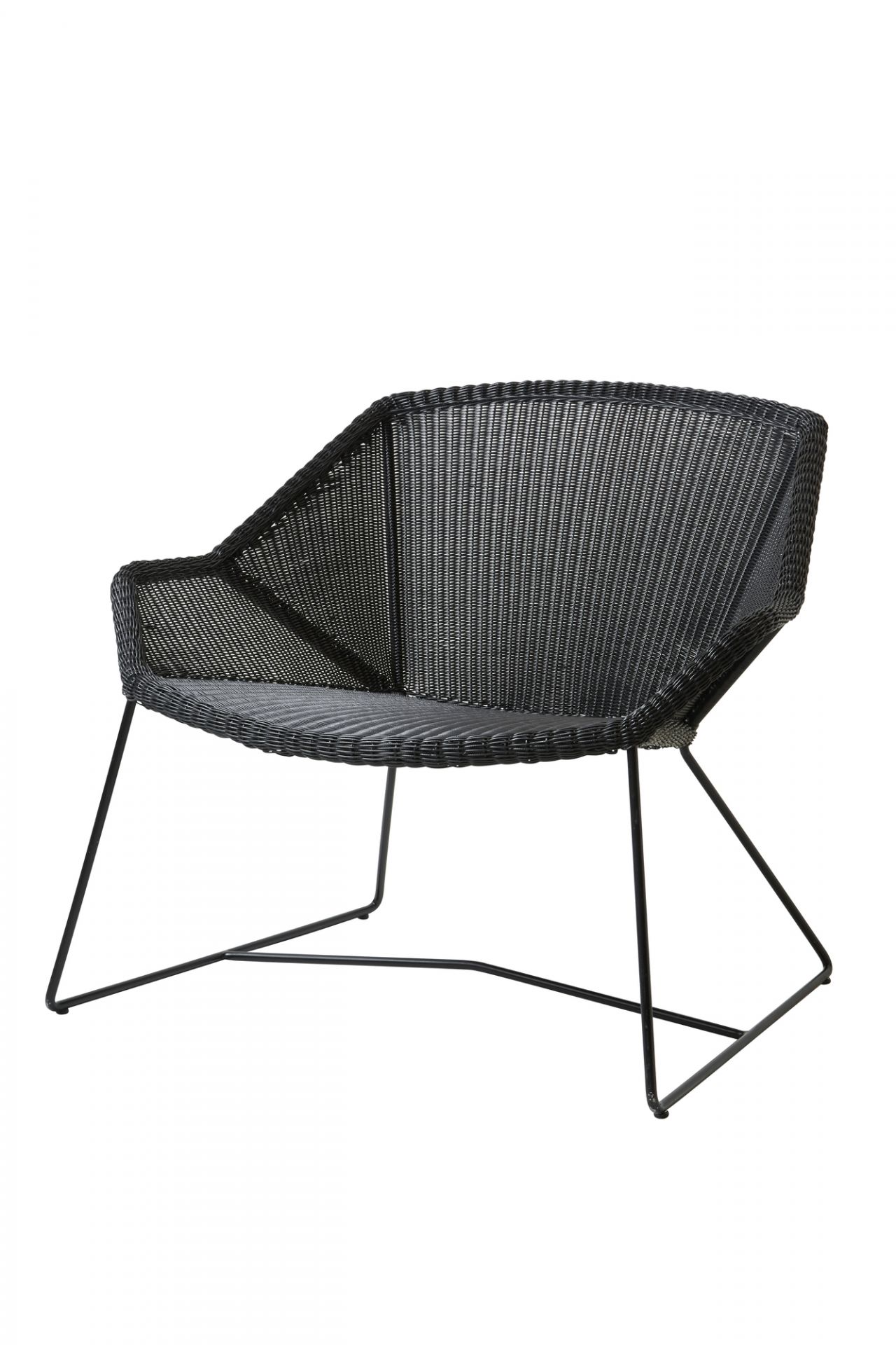Breeze Outdoor chaise salon extérieur noir Cane-Line