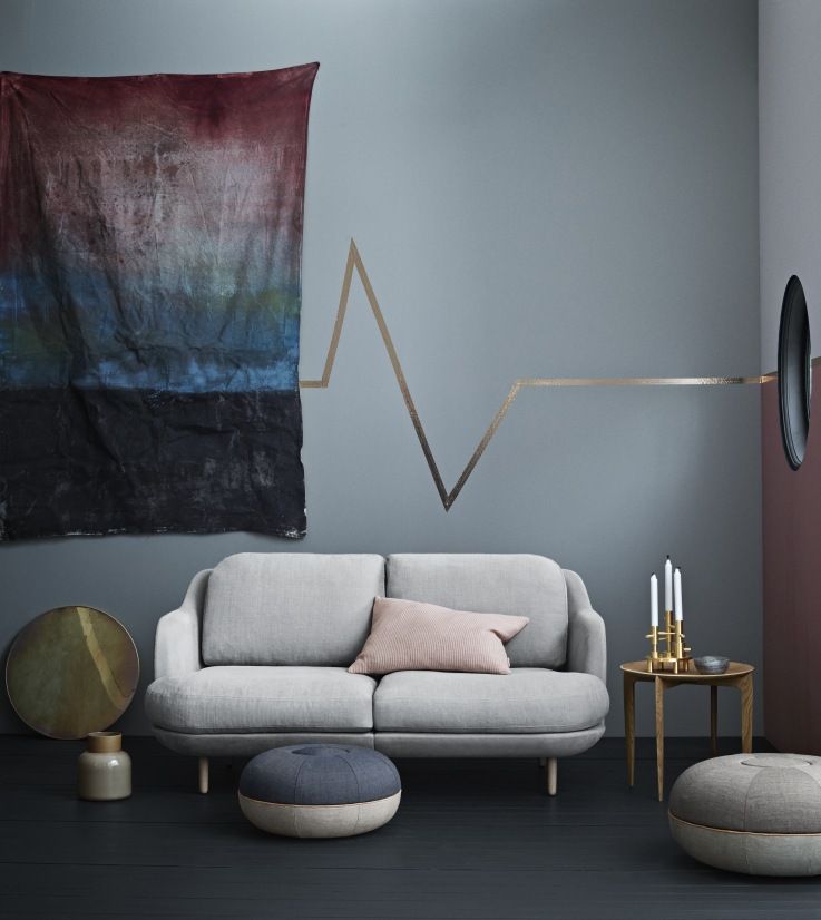 Pouf Large Tabouret Fritz Hansen