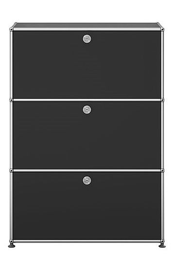 USM Haller Kommode – QUICK SHIP-graphitschwarz