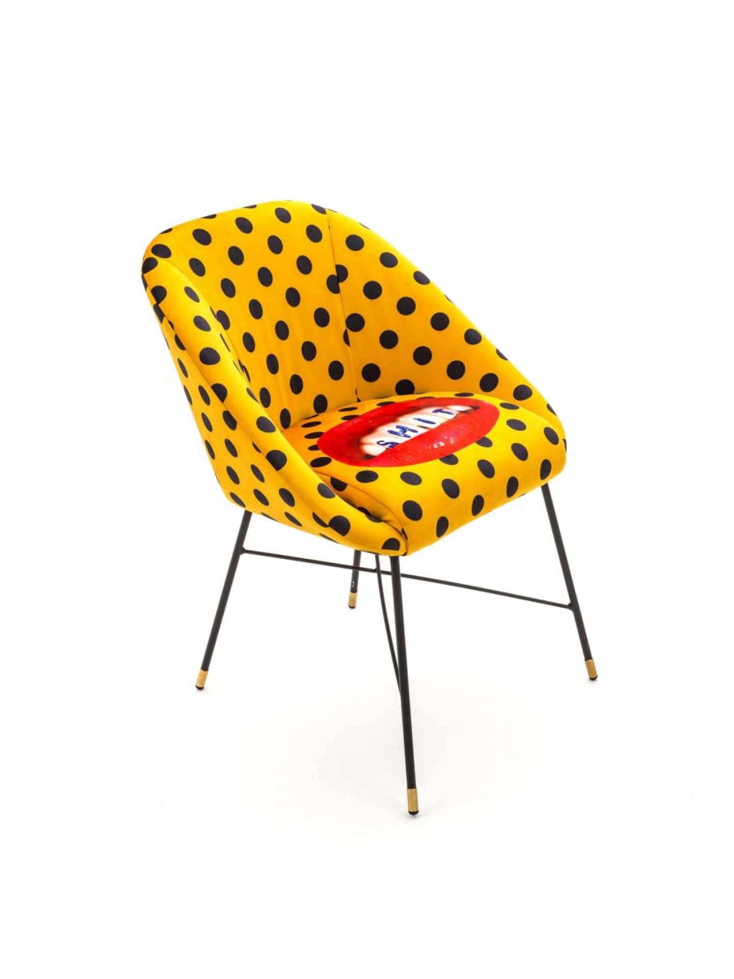 Toiletpaper chaise rembourrée Shit Seletti