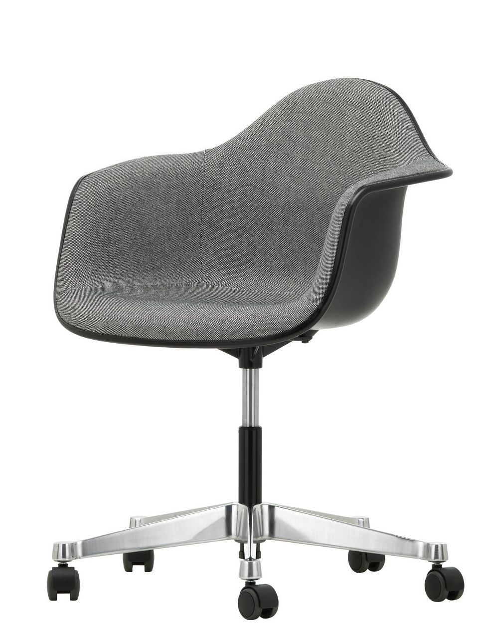 Eames Plastic Arm Chair PACC Entièrement rembourré Vitra