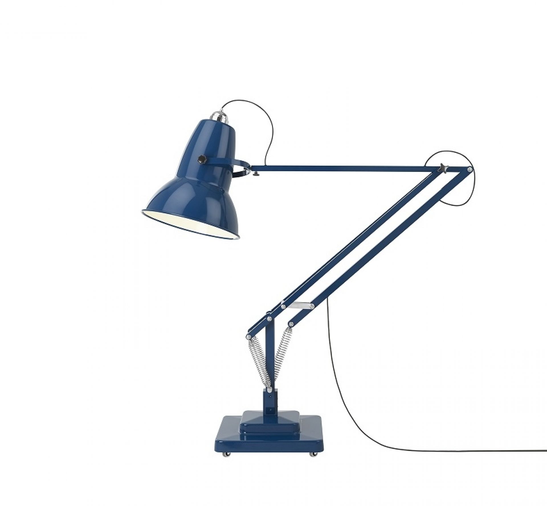 Original 1227 Giant Floor Lamp Lampadaire Indoor Anglepoise Marine bleu