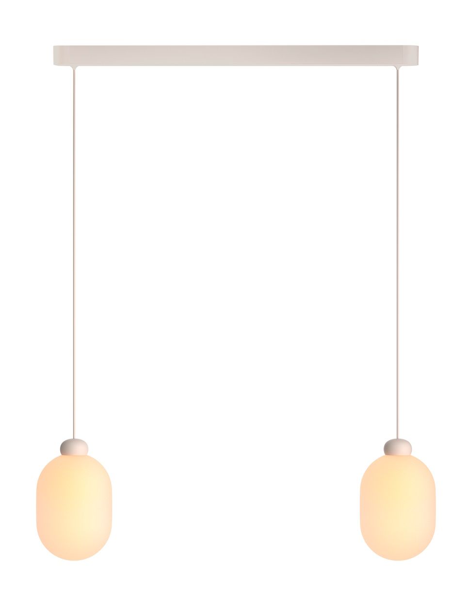 Sun Duo Lampe à suspendre grise 