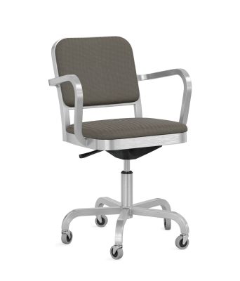 Navy Officer chaise pivotante avec rembourrage Emeco