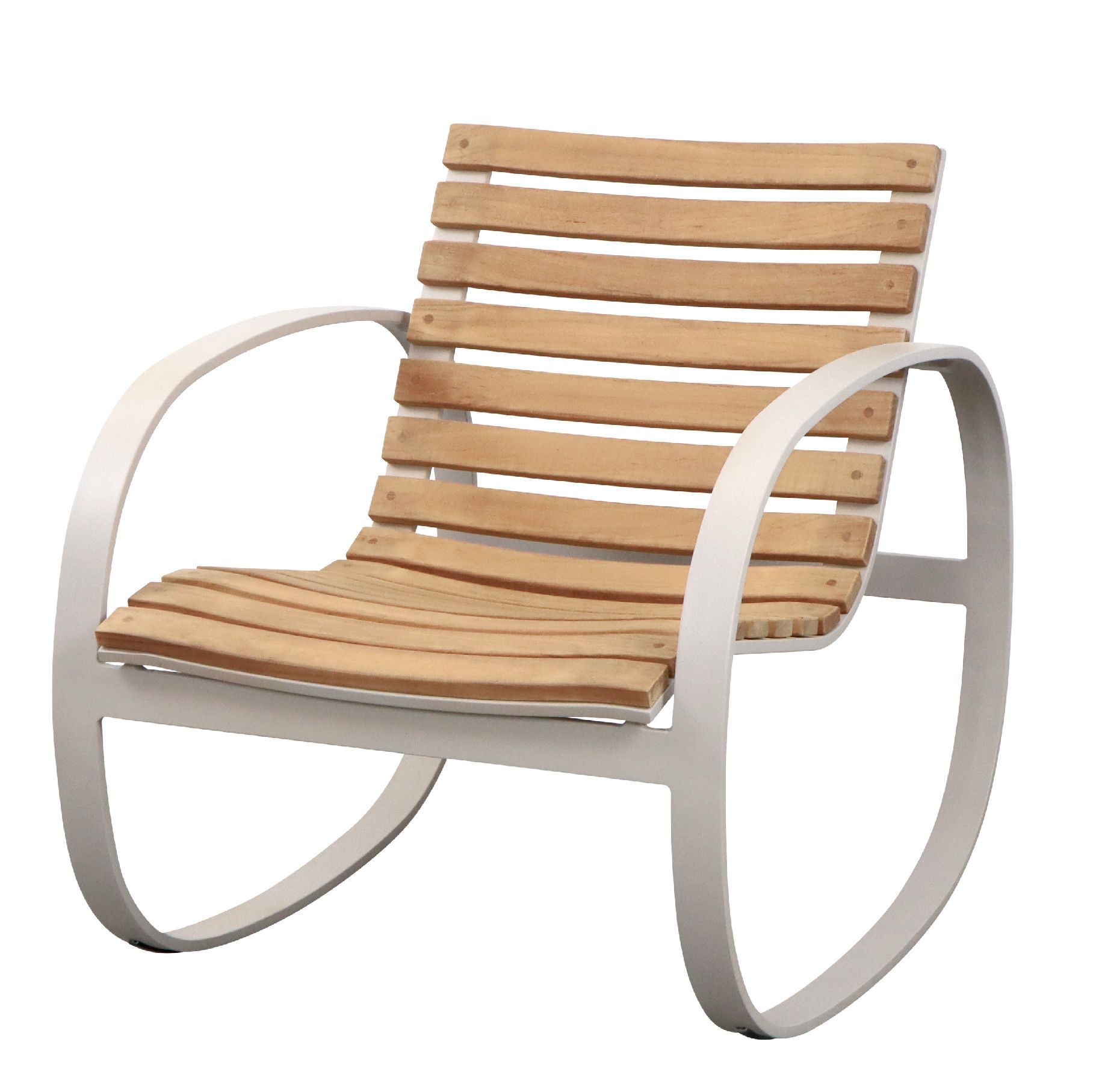 Parc fauteuil à bascule Cane-Line teck/sable