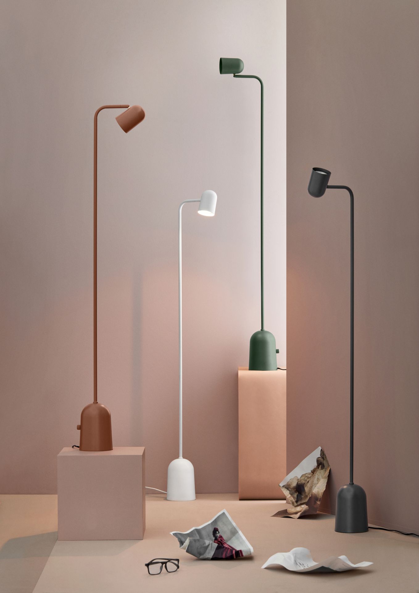 Buddy Floor lampadaire vert foncé Northern