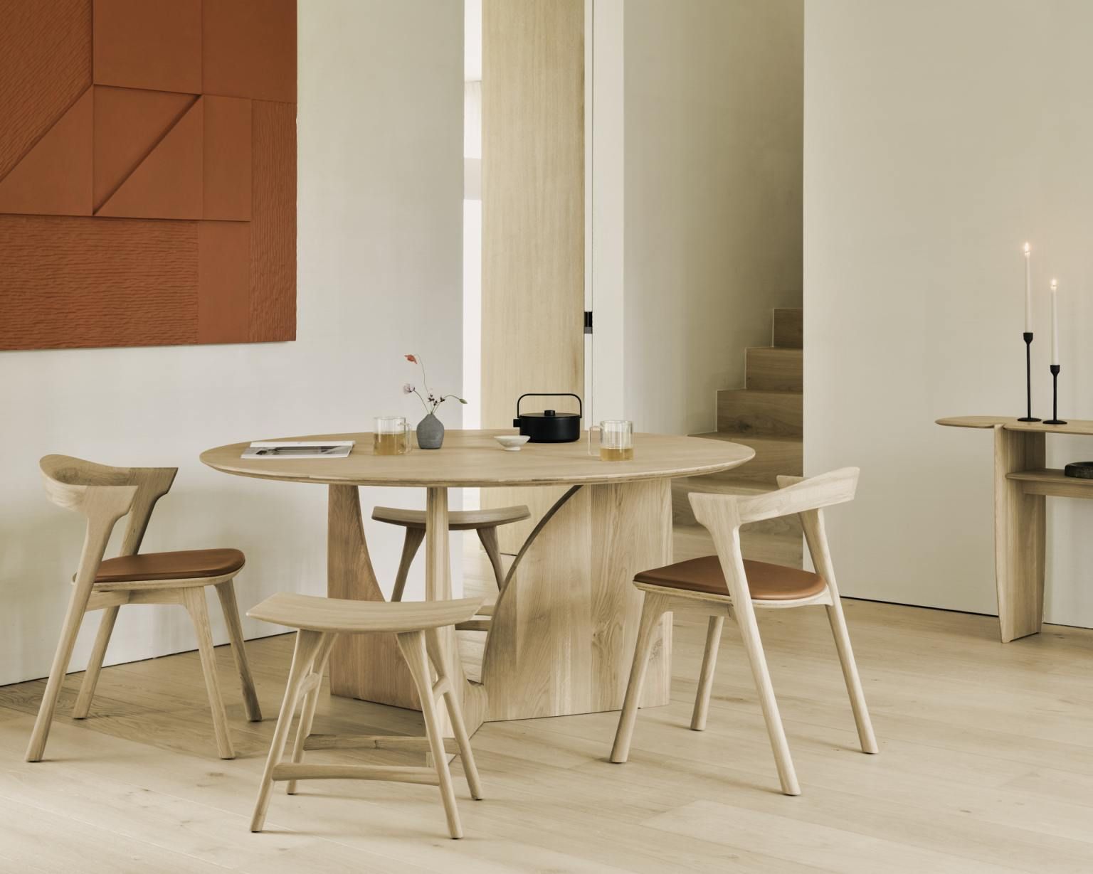 Geometric Dining Table Table à manger ronde Ethnicraft