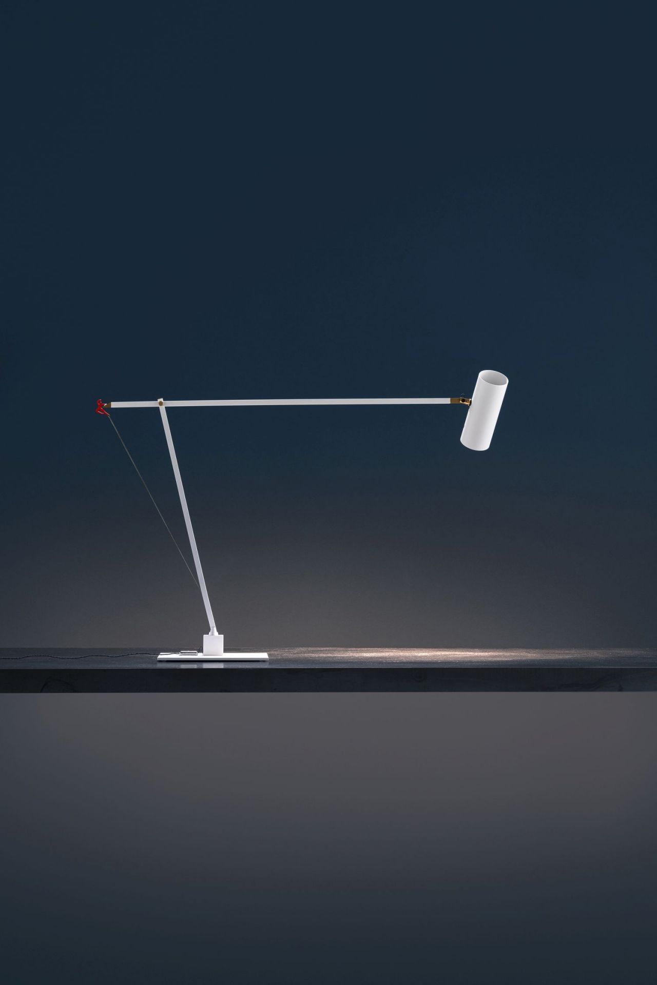 Ettorino T lampe de table blanc Catellani & Smith