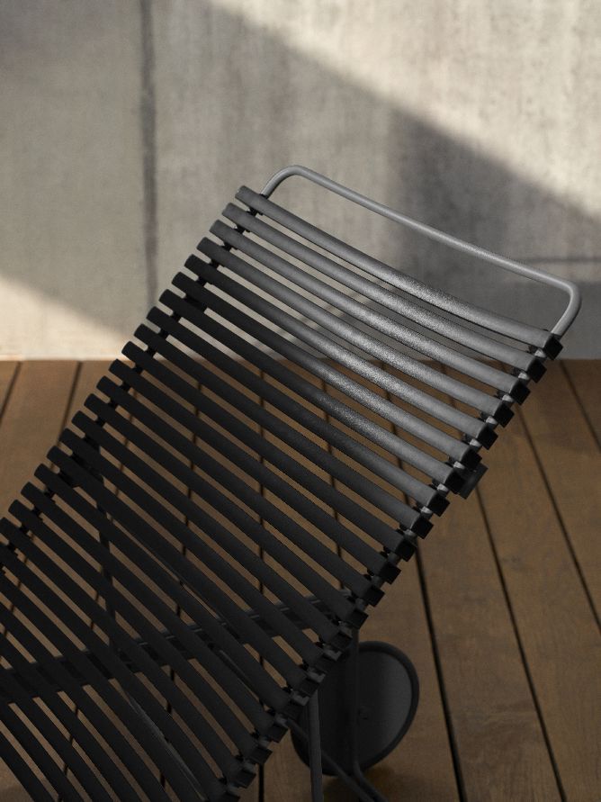 Click Chaise Longue ajustable Bain de soleil extérieur HOUE