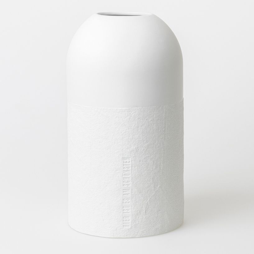 Formsprache Vase Hier ist es am Schönsten Räder