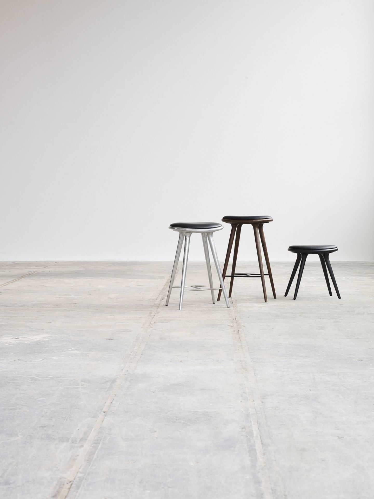 Tabouret / Tabouret de bar aluminium Mater