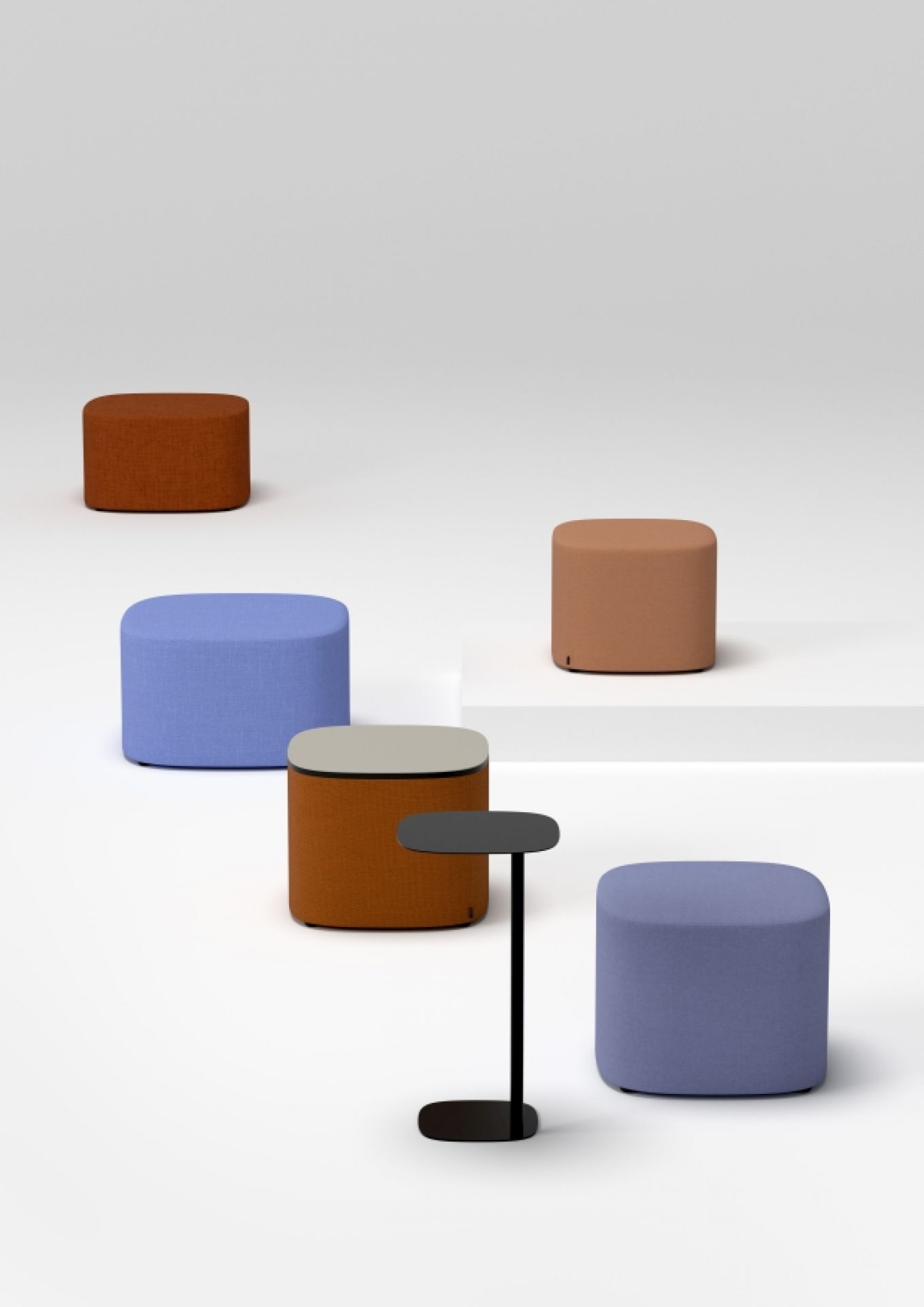 Pully Side Laptop Table Table d'appoint Cascando