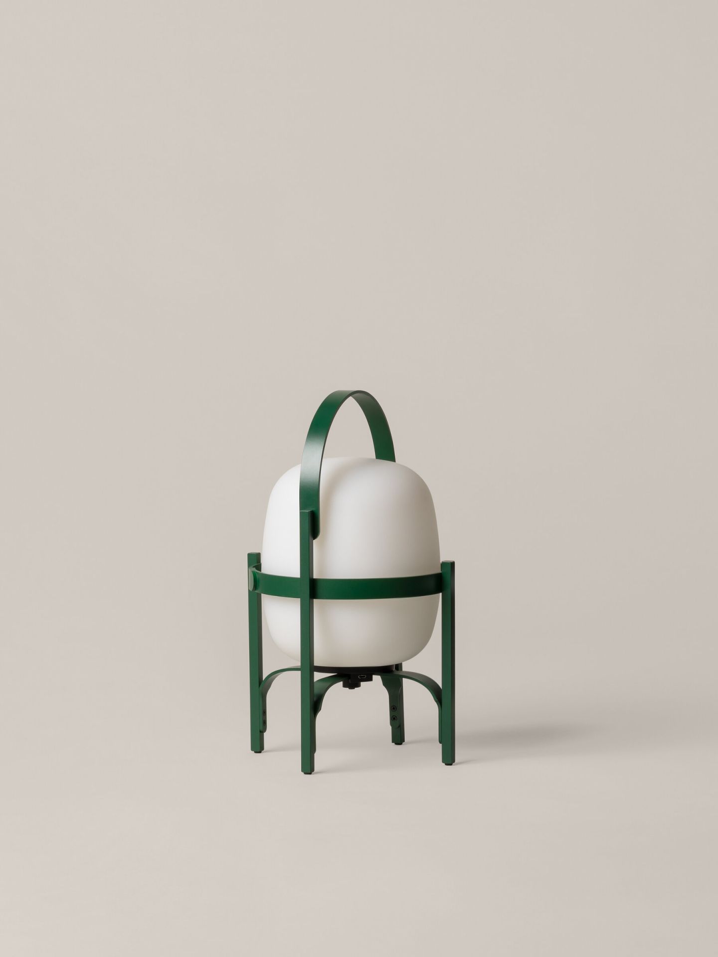Cestita Alubat Lampe de table English Green Santa & Cole