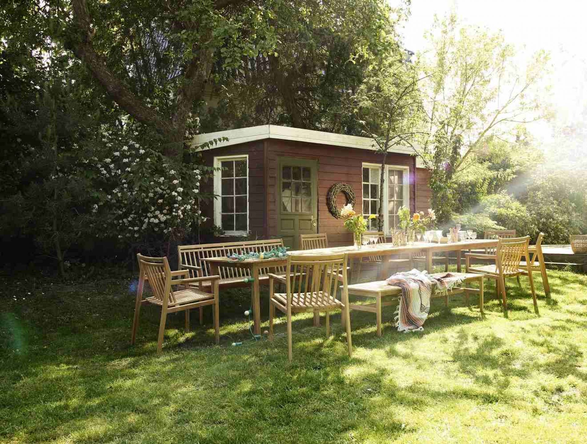 M1 Sammen Garden chair Outdoor chaise FDB Møbler OFFRE SPECIALE