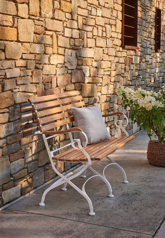 Classic Banc 2 places Outdoor avec accoudoirs Weishäupl