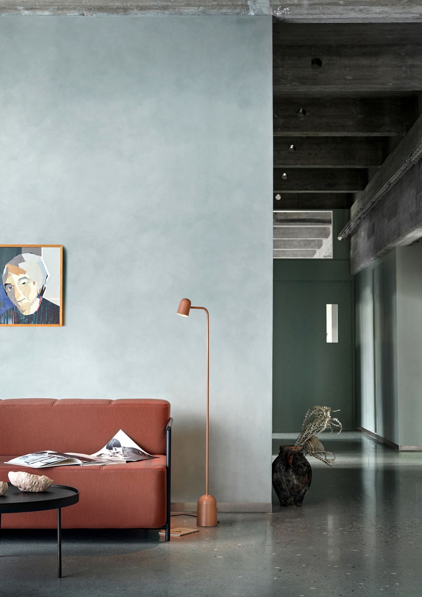 Buddy Floor lampadaire vert foncé Northern