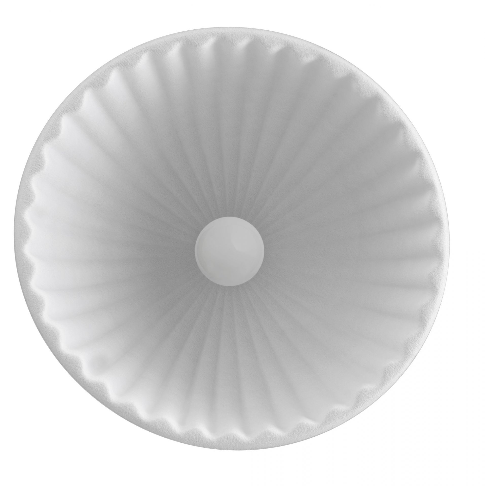 Under The Bell Pendant Lamp 55 Lampe de suspendue Muuto Blanc Mélange