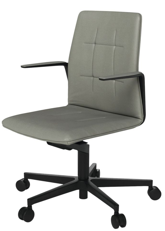 Leadchair Evo chaise pivotante / chaise de bureau avec pied en étoile à cinq branches Walter Knoll