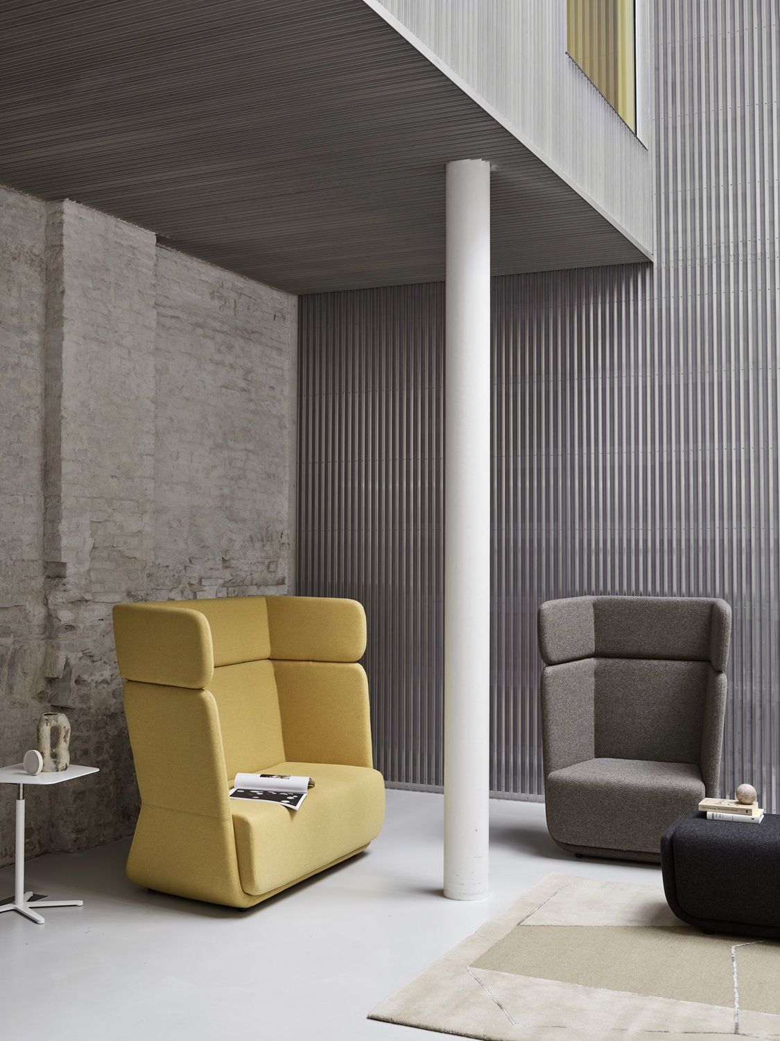 Basket Armchair Chaise High Softline