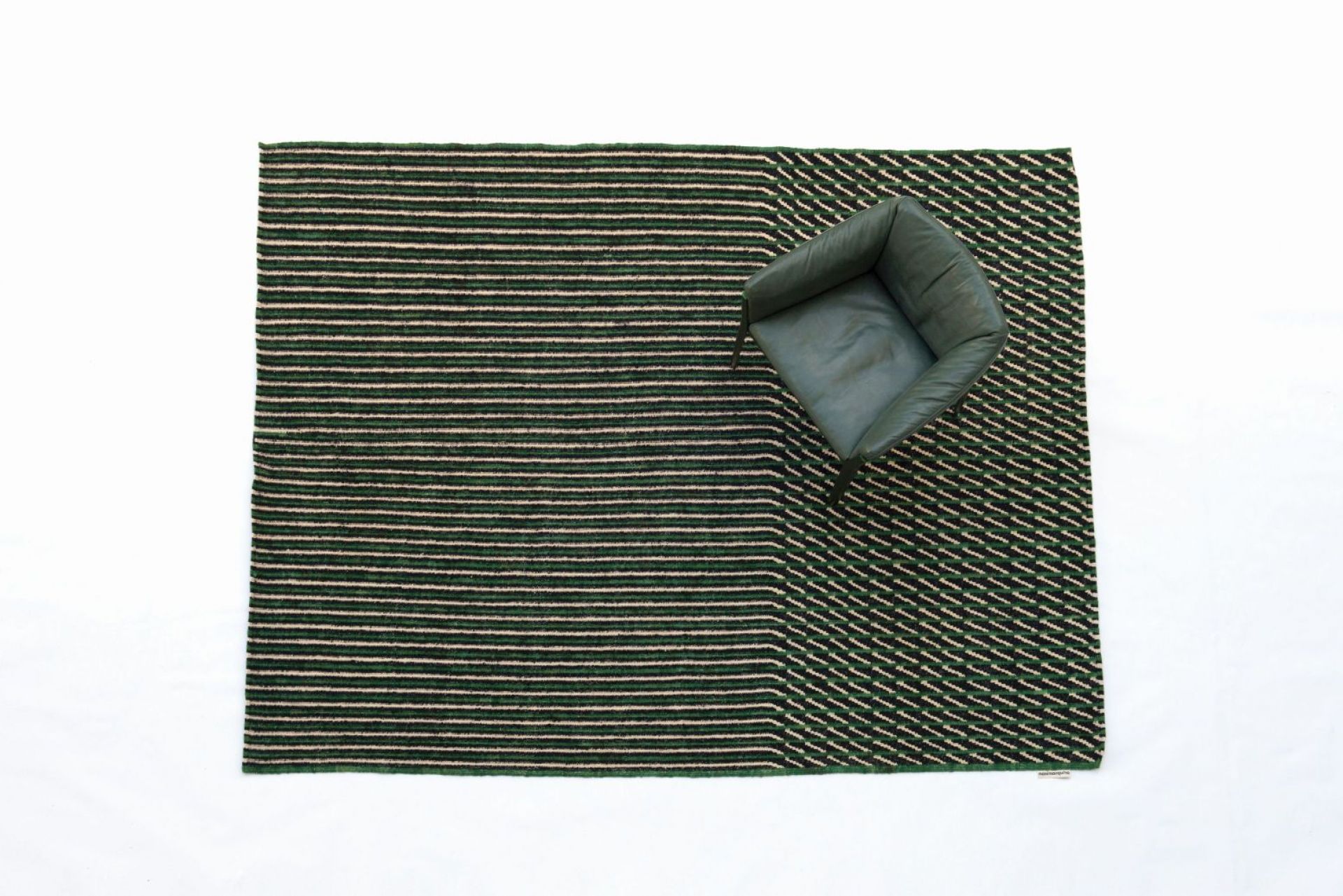 Blur Tapis 170x240 cm Vert Nanimarquina