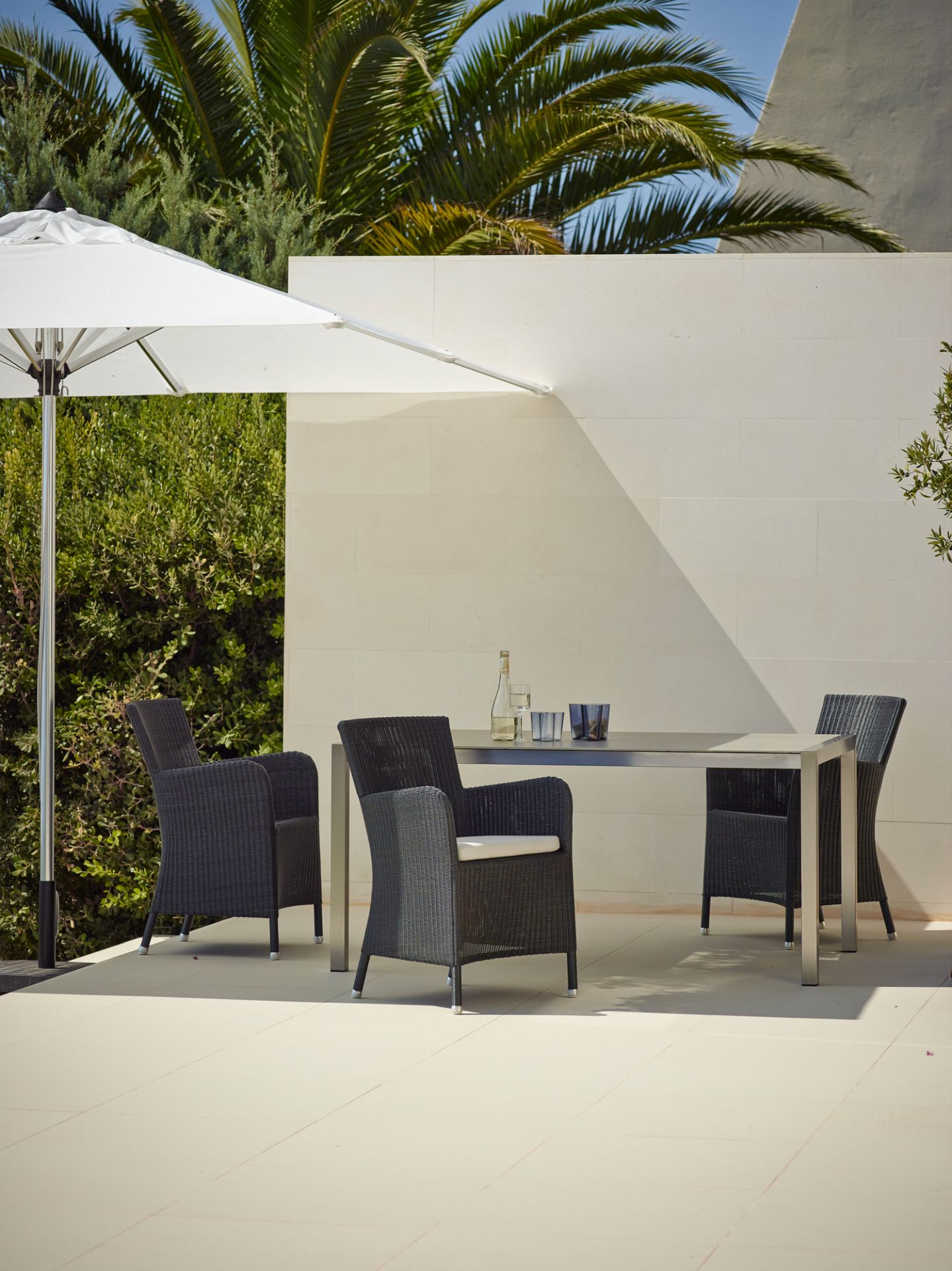 Hampsted Outdoor fauteuil gris clair Cane-Line