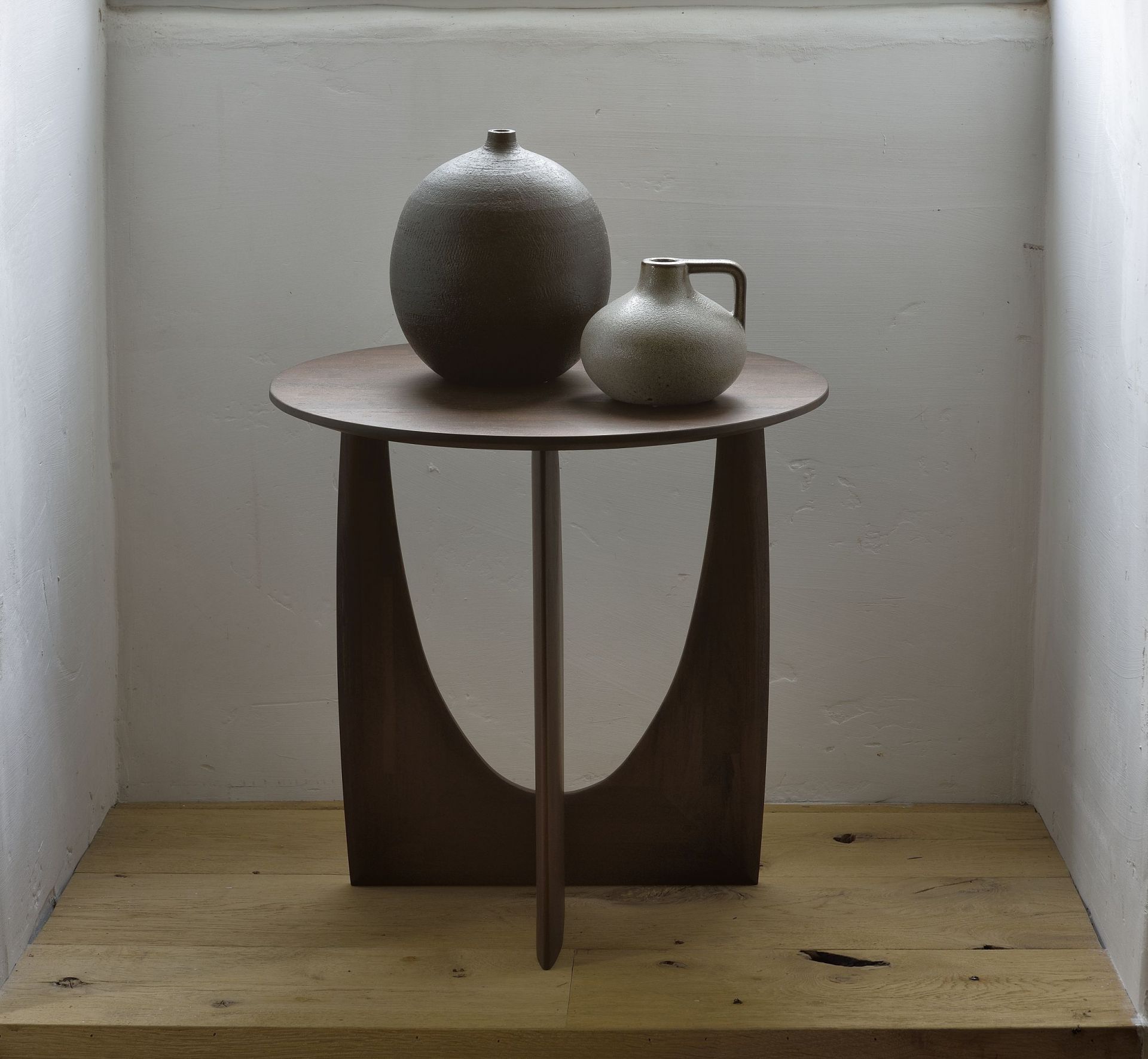 Geometric Table d'appoint Teck Ethnicraft