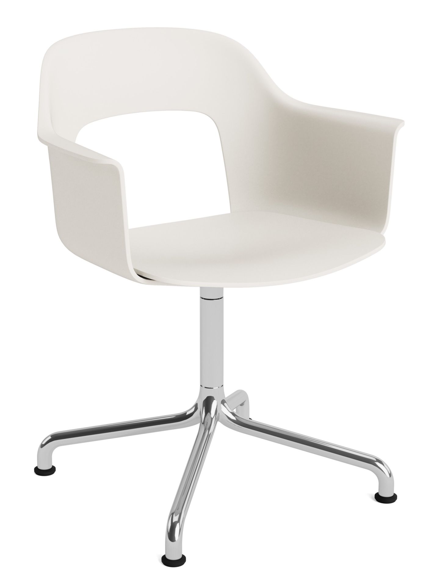 Layout Armchair 251 Fauteuil 4 pieds en étoile Pied pivotant avec base incurvée Hay  