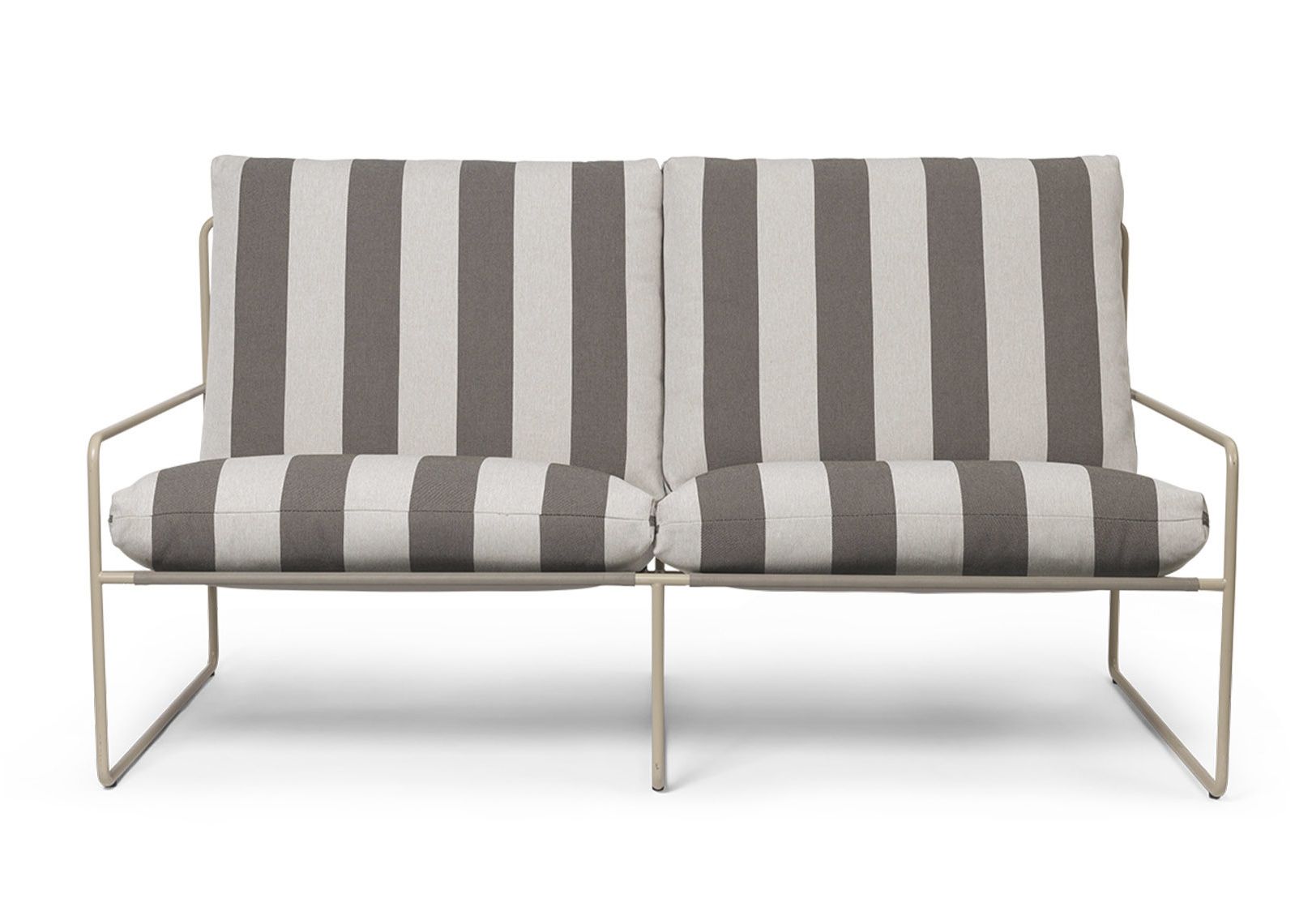 Desert Canapé d'extérieur 2 places à rayures Structure Cashmere Ferm Living