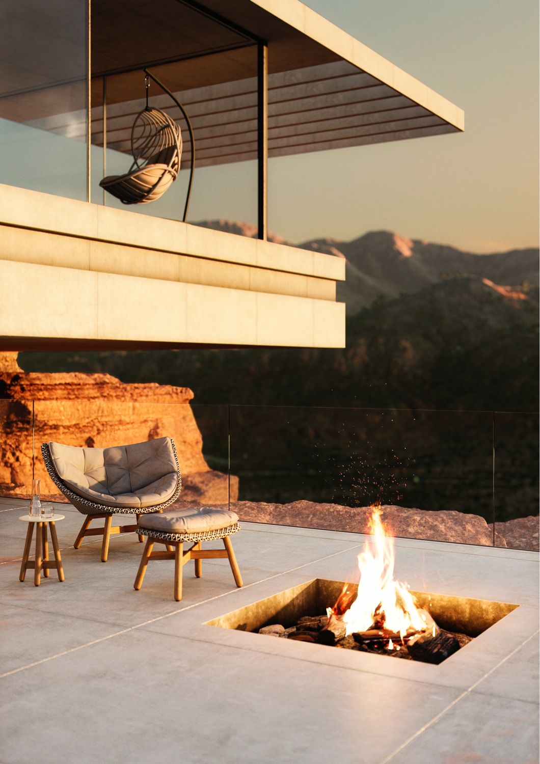 Mbrace Outdoor Club Chair Chaise Dedon