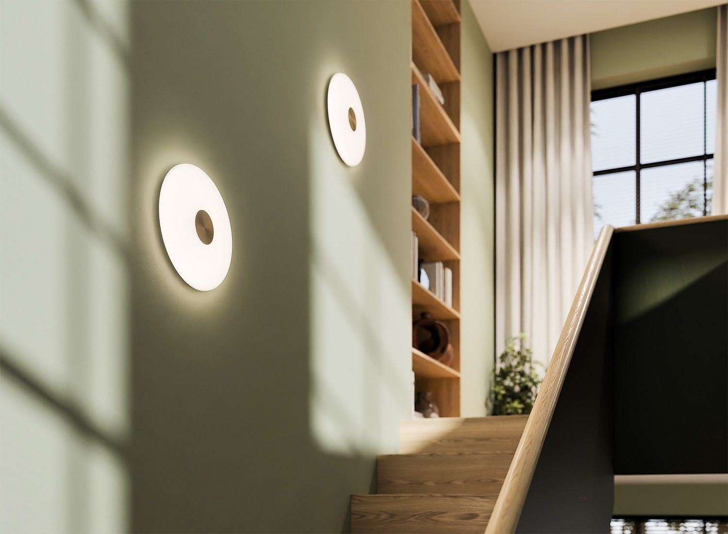 Glint Glass opal Wall lamp Applique murale Northern