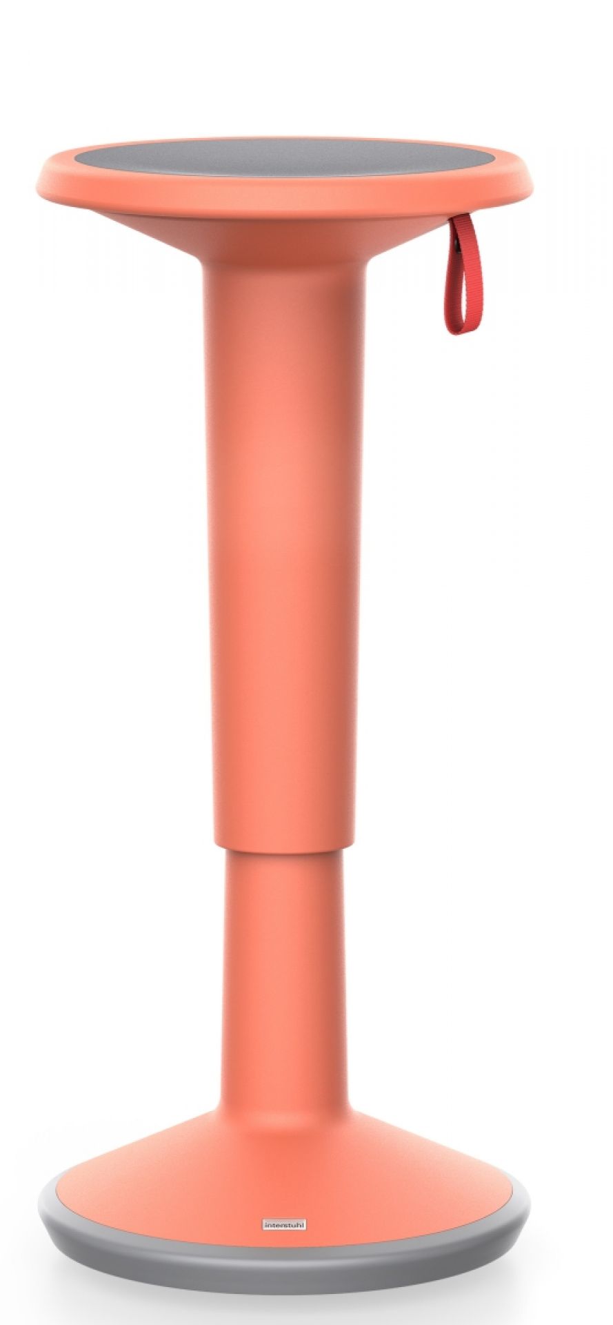 UPis1 110U Stand-Up Tabouret debout Interstuhl orange saumon