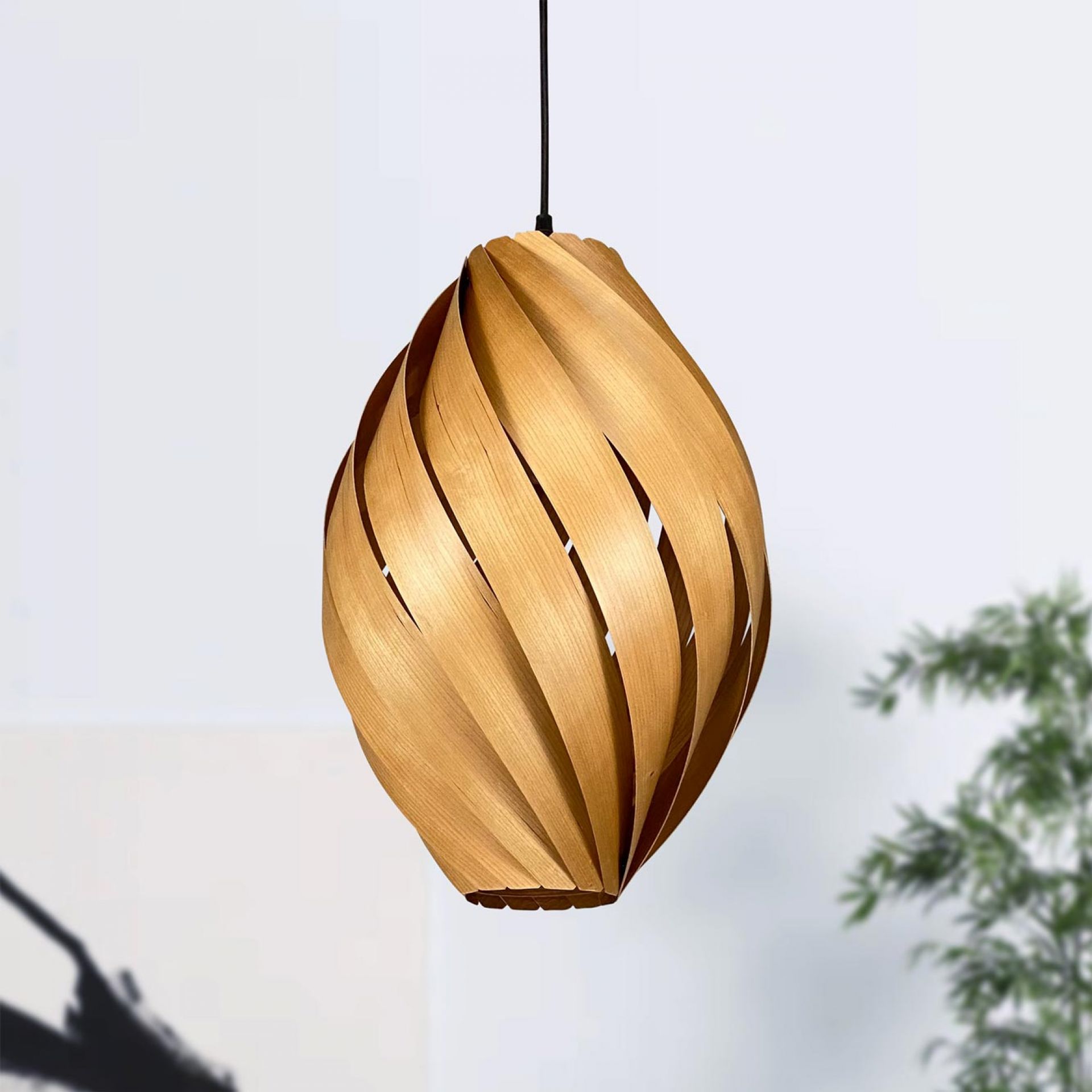 Ardére Lampe à suspendre arrondi Cerisier Gofurnit