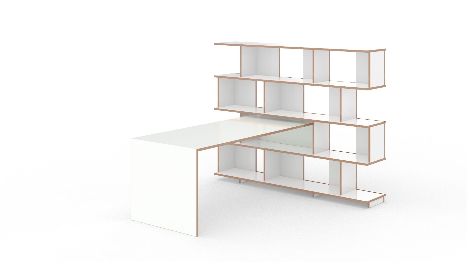 Anstell table pour Stell étagère Tojo